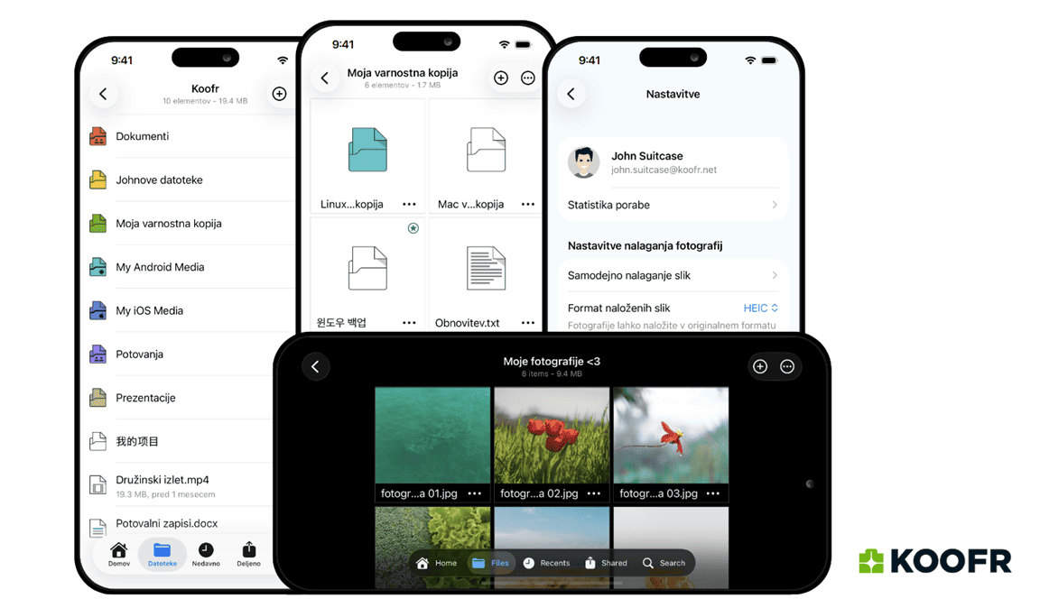 Koofrova ios aplikacija