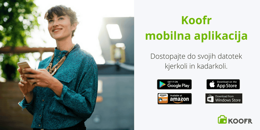 Mobilna aplikacija Koofr